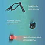 Kukirin V1 PRO Bicicletta Elettrica Pieghevole con Pneumatici Grassi - immagine 12