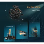 Kukirin V2 Bicicletta Elettrica Pieghevole con Pneumatici Larghi - immagine 8