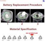 Vetro LED con Sensore a Liquido che Lampeggia Automaticamente - immagine 4