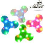 Fidget Spinner con Luce LED e Altoparlante Bluetooth