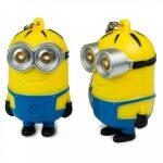 Mini LED 3D Minions con il suo portachiavi - immagine 2