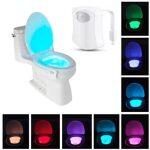 Luce Notturna a 8 Colori per Toilette con Sensore di Movimento Umano