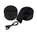 Nodo d'Amore - Lámpara holográfica con iluminación óptica 3D - immagine 6