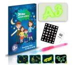 a3 glow draw board with light