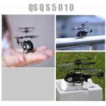 QS QS5010 Mini RC Helicopter Drone con 3.5 Canali e Giroscopio Ιntegrati - immagine 3