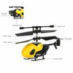 QS QS5010 Mini RC Helicopter Drone con 3.5 Canali e Giroscopio Ιntegrati