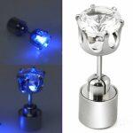 Orecchini LED Lampeggianti con Pietra Cubic Zirconia - immagine 3