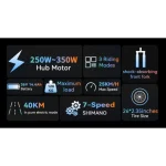 OneSport OT18 Bici da Città Elettrica - immagine 7