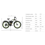 PHILODO H7 Pro Bicicletta Elettrica per Tutti i Terreni con Pneumatici Larghi (26 pollici) - immagine 7