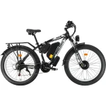 PHILODO H8 Bicicletta Elettrica con Doppio Motore da 2.000 Watt e Pneumatici Larghi - immagine 10