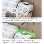 Letto da Massaggio Multifunzione Intelligente con Altoparlanti Bluetooth e Scrivania - immagine 4