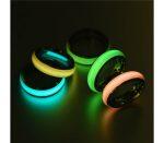 Anello in Acciaio Inossidabile Incandescente che Brilla nel Buio - immagine 2