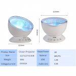 Luce Notturna di Proiezione dell'Onda Oceanica con Lettore Musicale - immagine 5