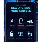 Accendino al Plasma Trasparente a Doppio Arco (Antivento e Impermeabile) - immagine 6