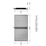 Schermo LED Trasparente - Tenda per Vetrine dei Negozi (m2) - immagine 9