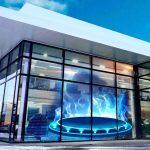 Schermo LED Trasparente - Tenda per Vetrine dei Negozi (m2) - immagine 2