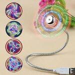 Mini Flessibile USB LED Ventola per Computer Portatili e Fissi - immagine 2