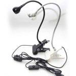 Lampada da Ufficio Flessibile USB con 3 LED per Laptop e Computer - immagine 2