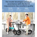 Xiaomi HIMO Z16 Max Bicicletta Εlettrica Pieghevole - immagine 3