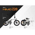 Xiaomi HIMO Z20 Max Bicicletta Εlettrica Pieghevole - immagine 3