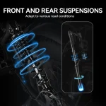 Z8 Bici da Neve Elettrica con Pneumatici Larghi e Motore da 500 Watt - immagine 10