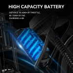 Z8 Bici da Neve Elettrica con Pneumatici Larghi e Motore da 500 Watt - immagine 11