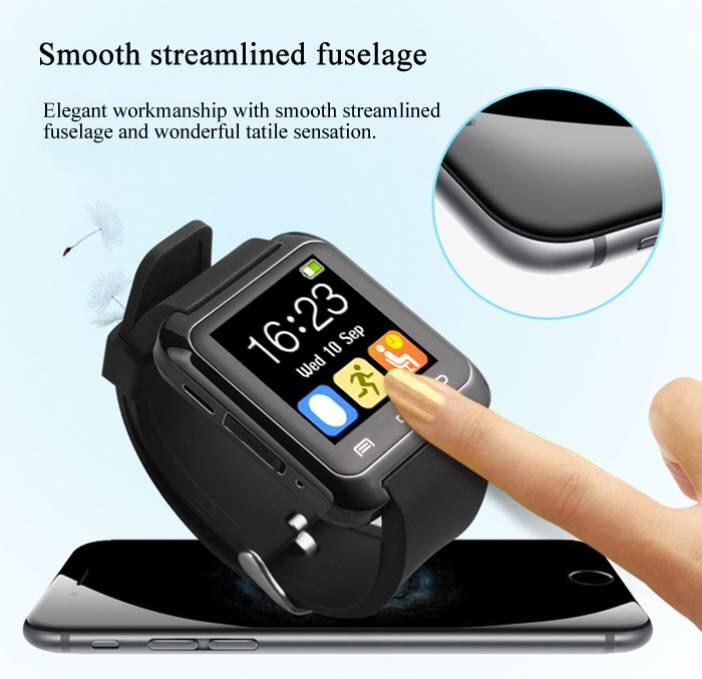 ZEEPIN-U80-SMART3_702x679 U80 Bluetooth 4.0 Orologio da Polso Intelligente per Smartphones - immagine 1