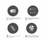 ΑITURE Bluetooth LED Fidget Spinner a controllo Mobile - immagine 5