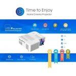 Gigxon G28B Μini-LED Portable Cinema e Proiettore 3D