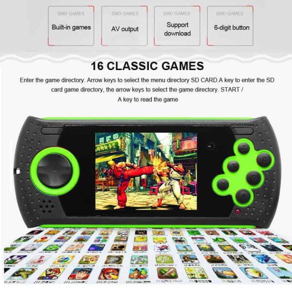 2.7 Inch 16 BIT Console di Gioco con Lettore MP4