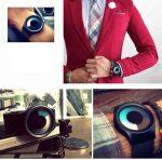 GEEKTHINK L6002 Quartz Orologio da Polso a LED Colorato in Stile Futuristico - immagine 4