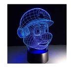 Super Mario - Lampada olografica con illuminazione ottica 3D - immagine 2