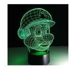 Super Mario - Lampada olografica con illuminazione ottica 3D - immagine 7