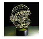 Super Mario - Lampada olografica con illuminazione ottica 3D - immagine 6