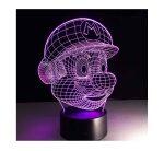 Super Mario - Lampada olografica con illuminazione ottica 3D - immagine 5