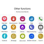 CF007 Orologio Intelligente con Misurazione della Frequenza Cardiaca e della Pressione Sanguigna - immagine 12