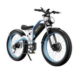 electric bike with a dual-shoulder front fork design
