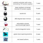 laser game with many components