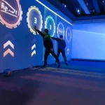 sports interactive projection with accurate sensors