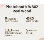 Photo Booth Retrò in Legno - immagine 9
