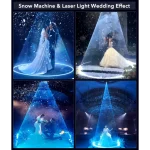 laser lighting system for memorable events
