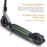 electric scooter with an upgraded battery