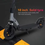 electric scooter with solid tires