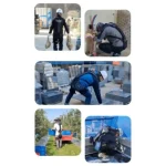 wearable robot designed to support workers' lower backs