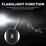 Bluetooth tracker with with flashlight