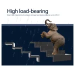 led stairs with high load-bearing