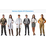 Display basato sull'intelligenza artificiale con vari avatar