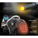 electric scooter with bright LED