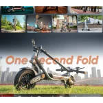 Easily foldable electric scooter