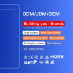 pannello touchscreen montato a parete